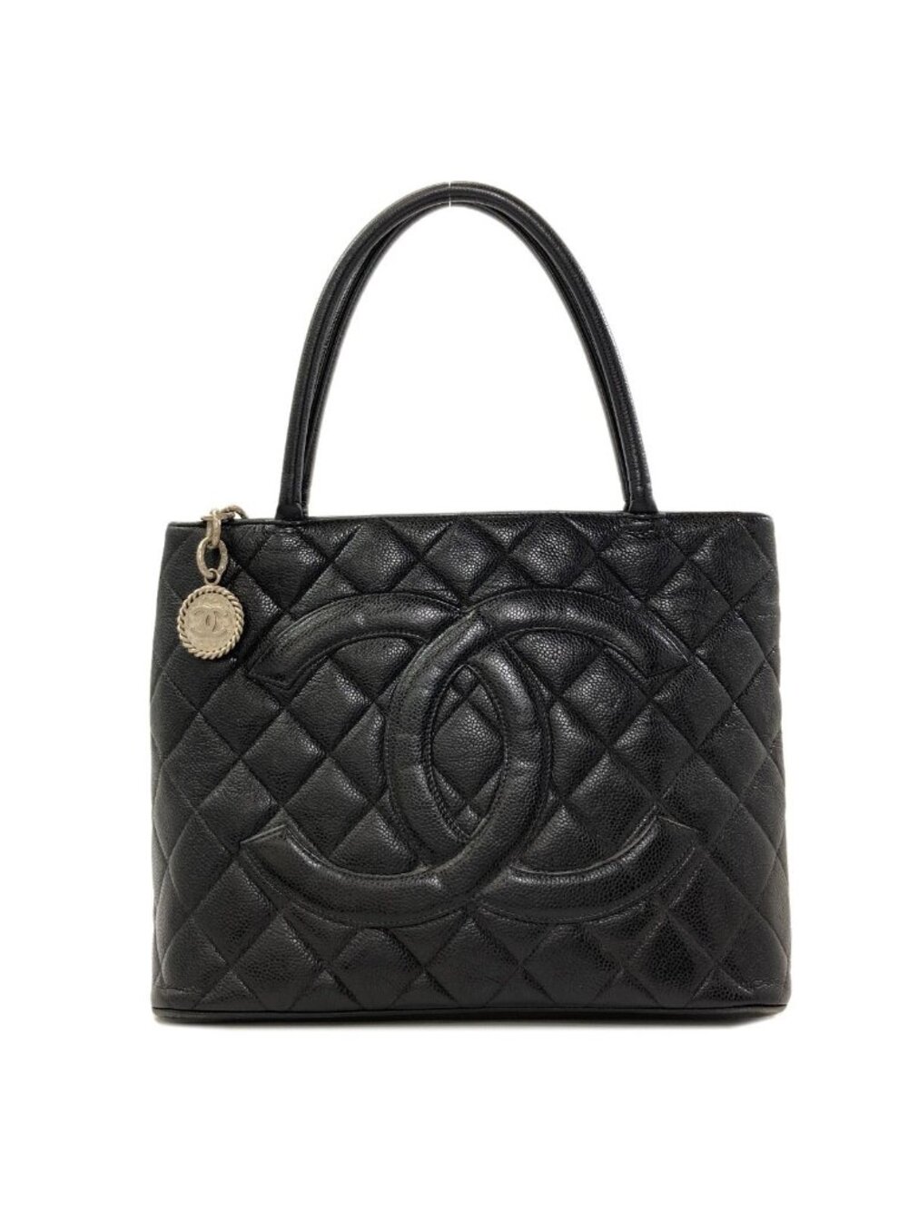 Chanel Reissue Tote Bag Silver Grained Calfskin